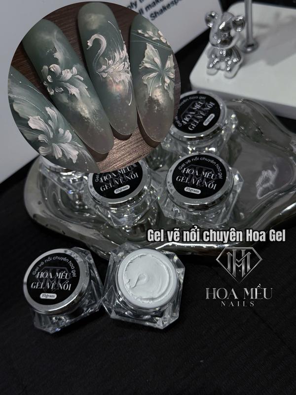 Gel vẽ nổi chuyên Hoa gel bản mới 2025 kL 10gram