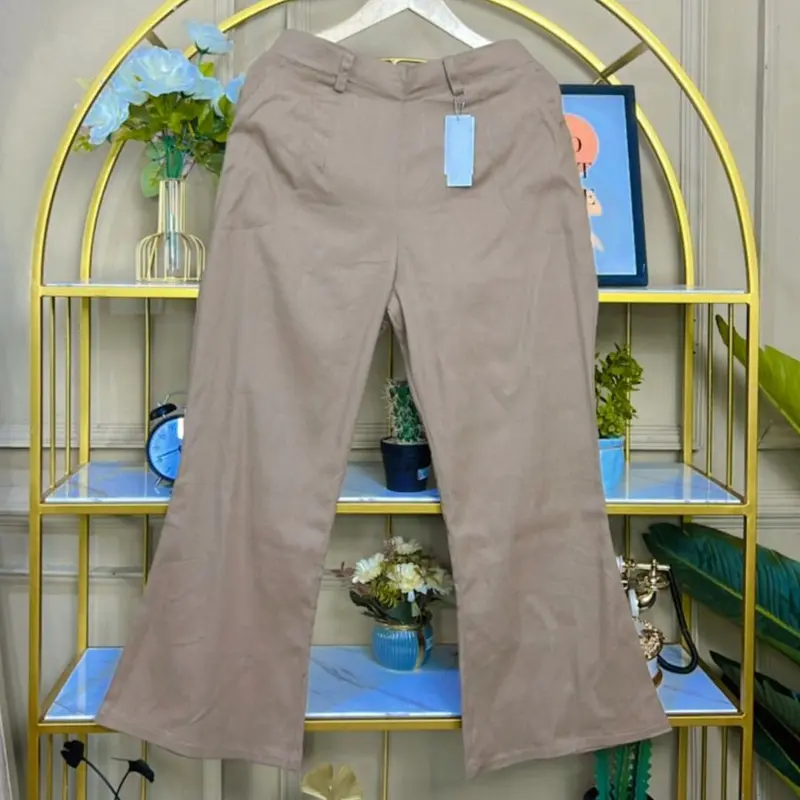 Celana Cutbray Soft Jeans Panjang untuk Wanita 1