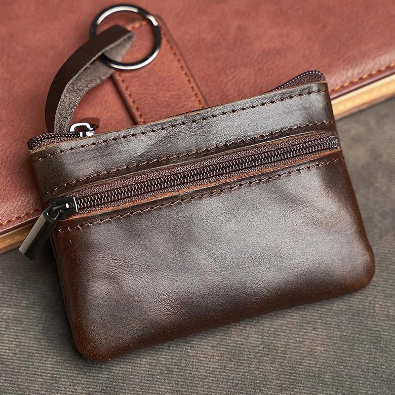 Product Introduction of Dompet Koin Mini Kulit Asli Tas Kartu Kulit Sapi Lapisan Ritsleting 33