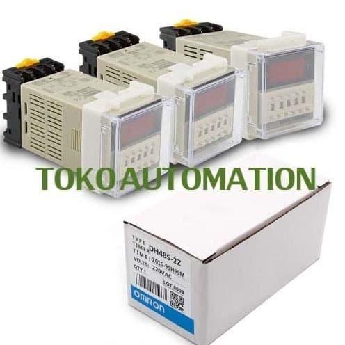 Jual DH48S-2Z Timer Digital Time Delay Relay DH48S 2Z 220V dan Socket ...