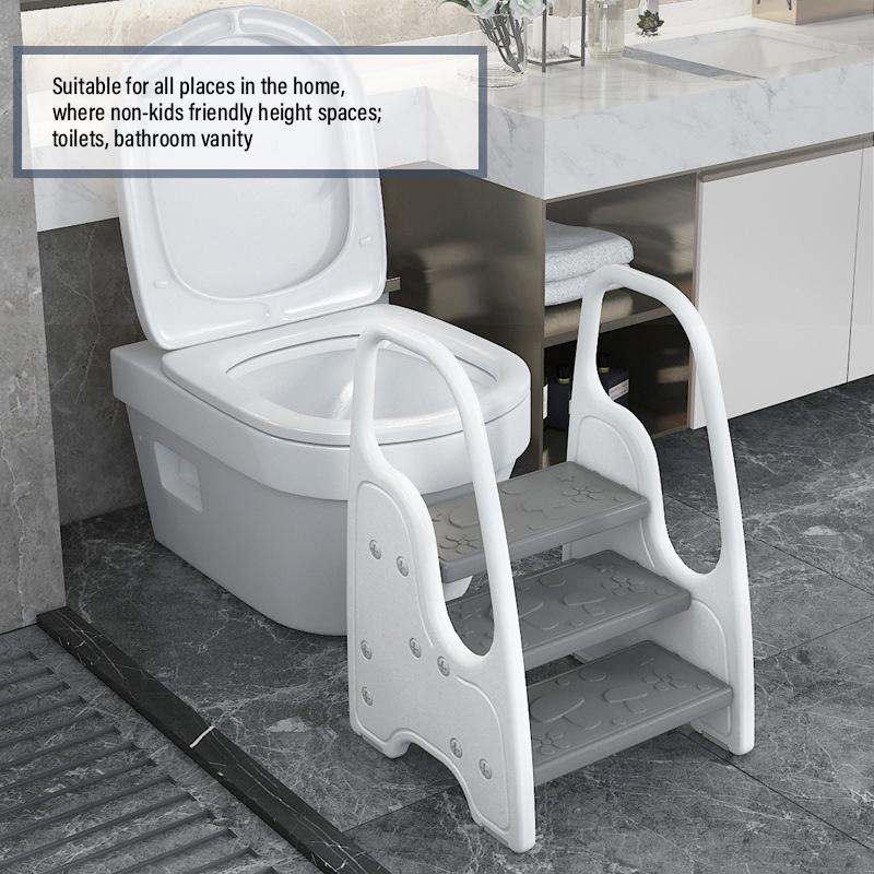 Child Safety Triple Step Stool 4
