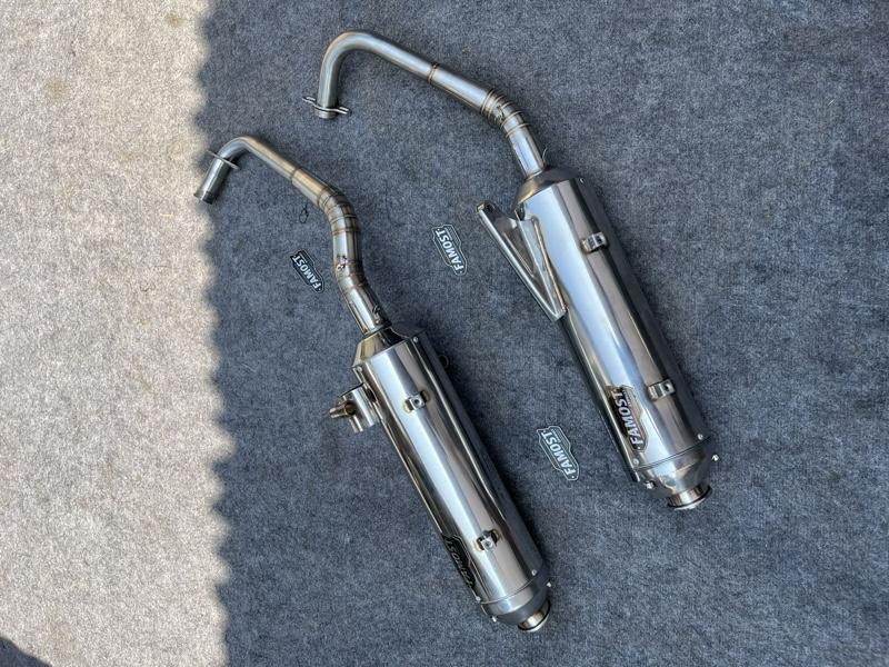 Knalpot mio stainlesss | mio sporty| knalpot famost| mio 5TL | knalpot racing | motorcycle