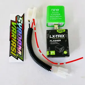 SOKET T10 2 mode+ FLASER UNTUK motor Kabel