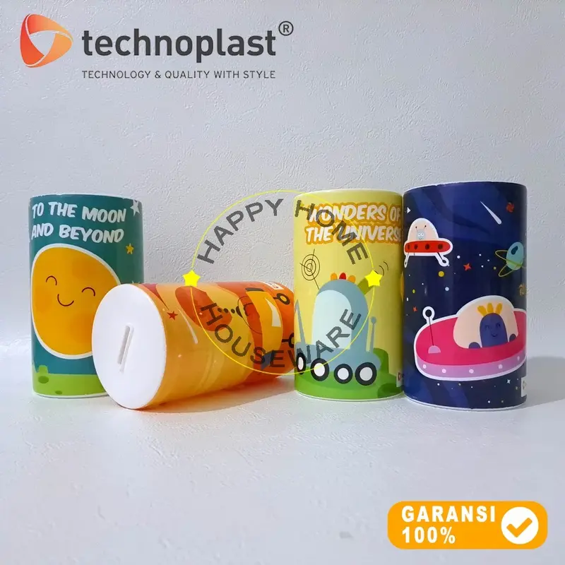 TECHNOPLAST COIN BANK / CELENGAN PLASTIK 85 X 150 MM THE GALAXY 0