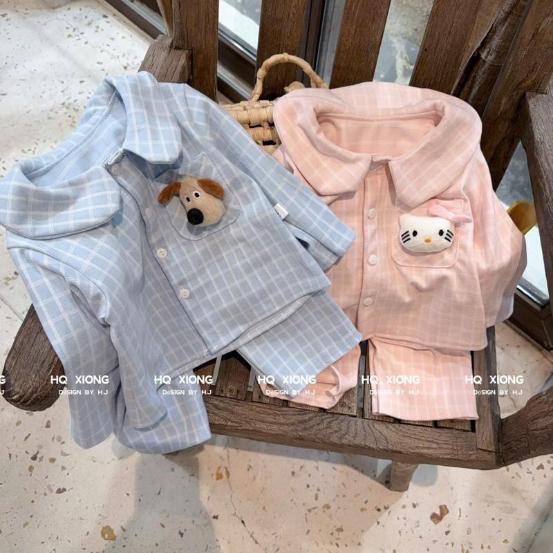 Havykids Pijama Lông Thỏ Dày Ấm Gắn Phụ Kiện Gấu Bông Cho Bé Trai Bé Gái