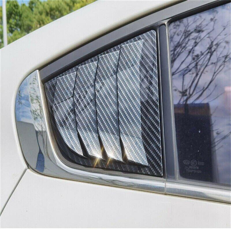 Product Introduction of 2PCS ABS Carbon Fiber Style Car Rear Vent Window Side Shutter Scoop Louver Cover Trim StickerFor Kia K3 Forte 2013 2014 2015 2016 2017 2018 36