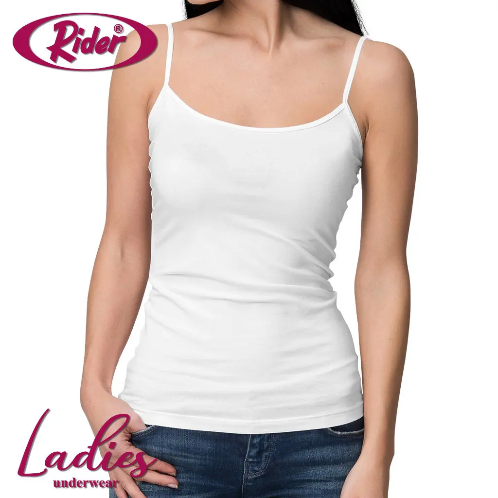 Rider Ladies - Tanktop Wanita R261BL Warna Putih isi 1 Pcs