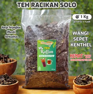 TEH RAFFAN Kemasan 1 Kg TEH RACIKAN SOLO - Teh Racik Solo - Teh kiloan  - Wangi Sepet Kentel