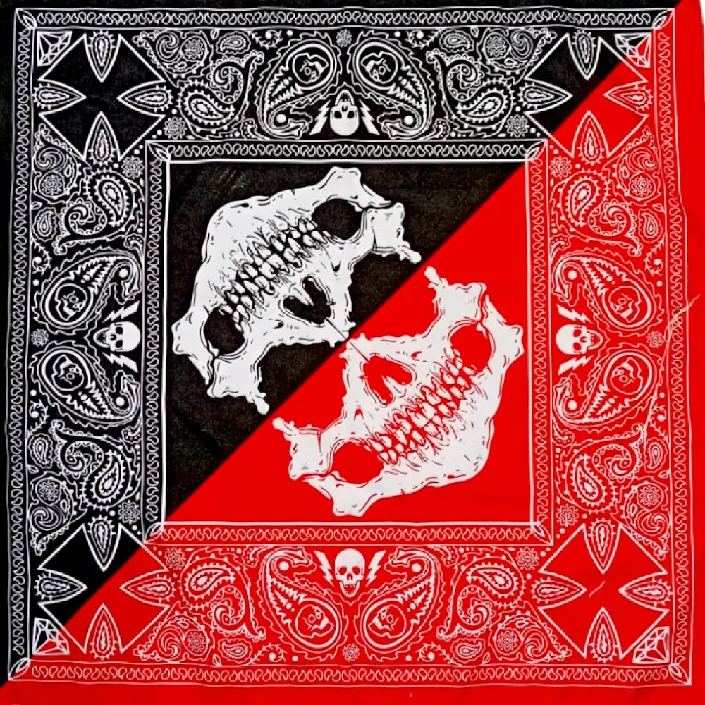 LP - VIRAL Bandana Scarf Slayer Printing band skena Bando Gelang Motif Katalog INDEPENDENT Aksesoris Aksesoris Syal skena accessories