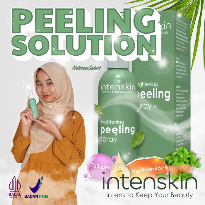 Gambar INTENSKIN PEELING SOLUTION EKSFOLIASI WAJAH BERMINYAK MENGANGKAT SEL KULIT MATI | BPOM & GARANSI PRODUK dari Netizen Sehat Kab. Kediri Tokopedia