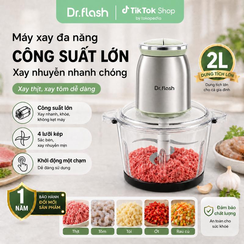 Dr.flash 300W Máy xay đa năng / Máy băm nhuyễn / Máy xay thịt
