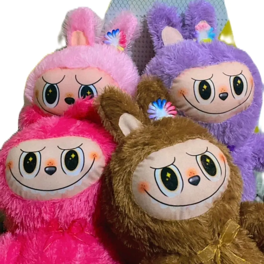 Boneka Labubu Murah Size L 45cm berbahan halus printing isian empuk