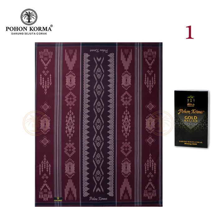 Gambar Sarung Pohon Korma Gold Balian Motif Salur dari Sarung Pohon Korma Kota Tegal 5 Tokopedia