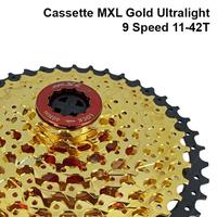 Gambar MXL Cassette Gear Sepeda MTB Gravel 9  Speed 11-42T Gold dari Happy Bike Kota Administrasi Jakarta Selatan 3 Tokopedia