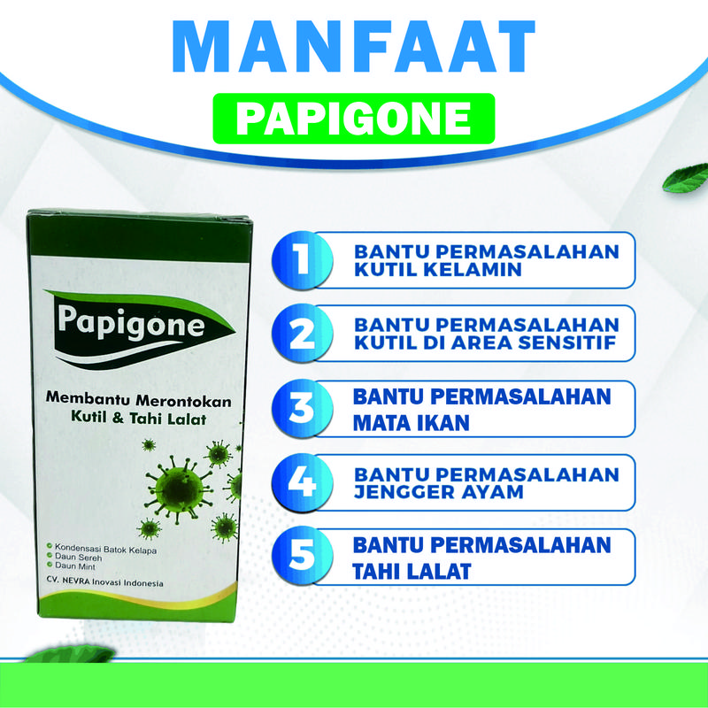 PAPIGONE Perawatan Praktis dan Aman untuk Bantu Masalah Kutil 2