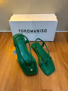 MANISO JULIE SANDAL TALI WANITA PREMIUM MS-07 hitam sendal Cewek