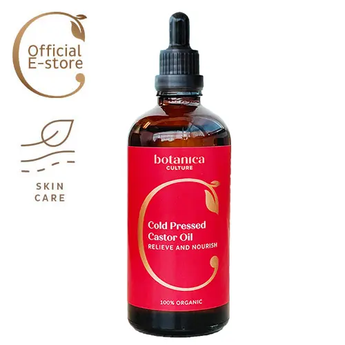 Botanica Culture Organic Castor Oil for skincare and hair growth