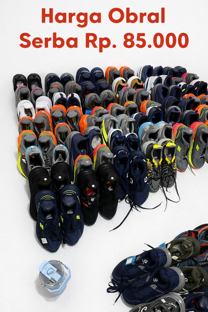 Sepatu Running Obral Serba 85 Ribu Size/Warna Random