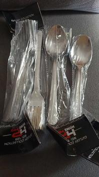 Product Review of 2 lusin sendok dan garpu makan tebal from f**y 1