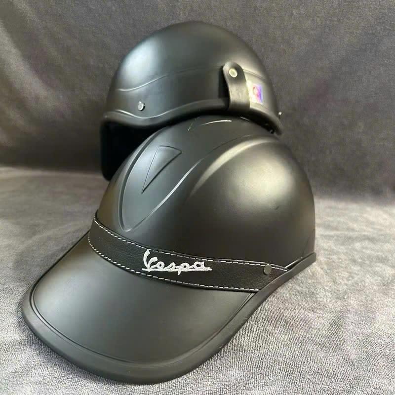 Mũ Bảo Hiểm Nón Kết Lưỡi Trai Khoét Lỗ Vespa Cao Cấp Giá Tốt Nhiều Màu Sắc