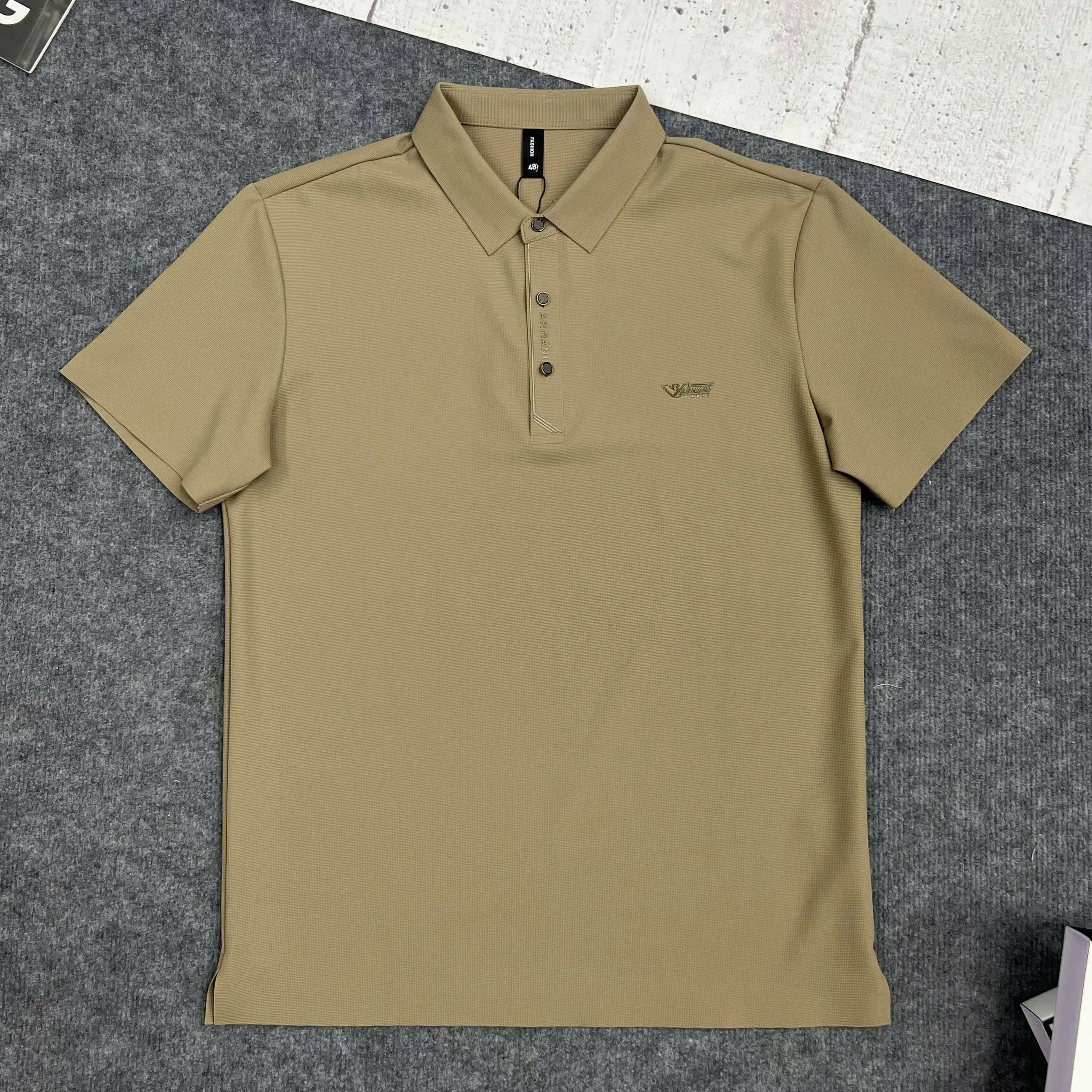 Áo Polo Nam Ép Nhiệt 1025 Hàng QC Cao Cấp 2025 Có Cổ Xu Hướng Thời Trang Menswear Shirt