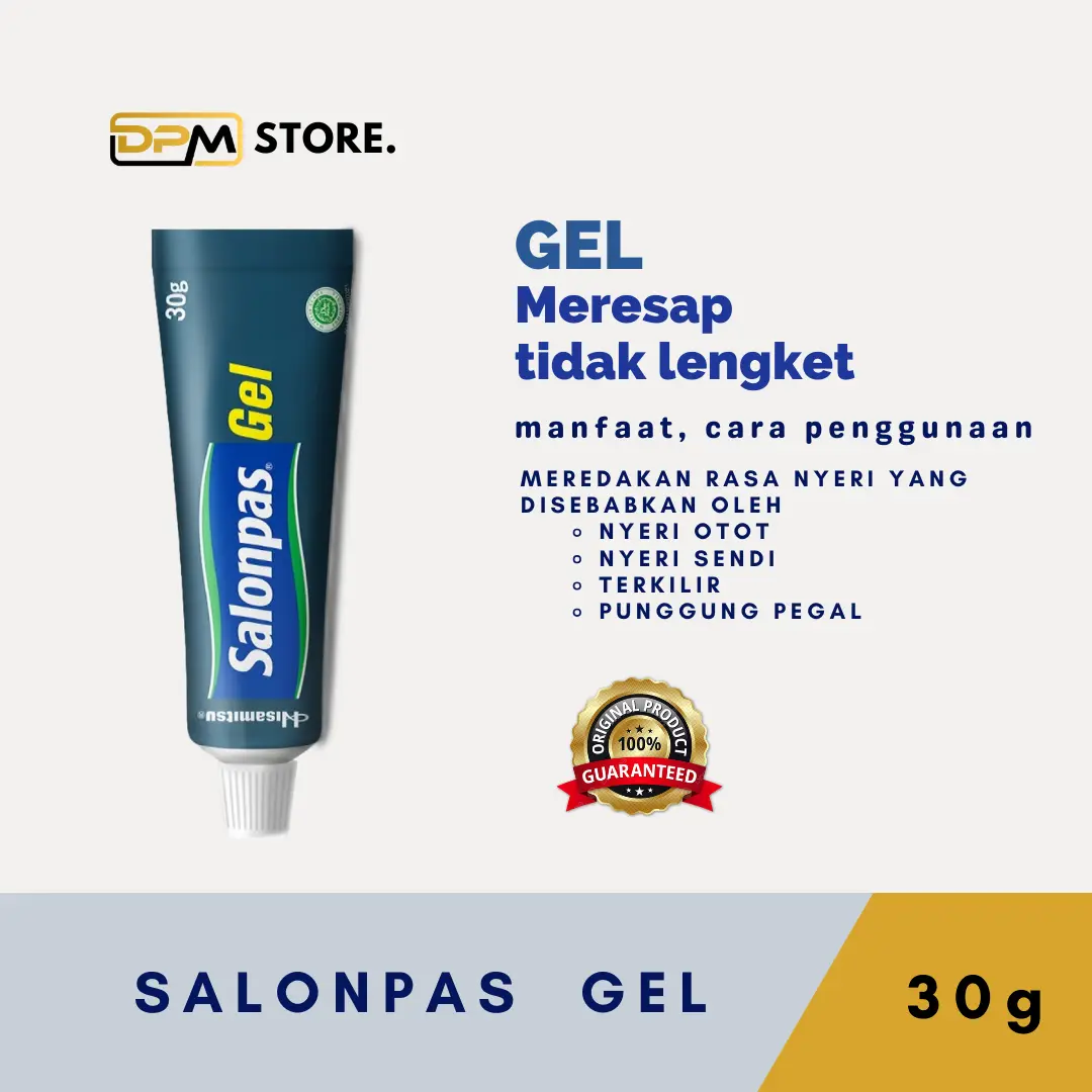 Salonpas Gel/Oles 30gr keseleo, kram, pegel pegal