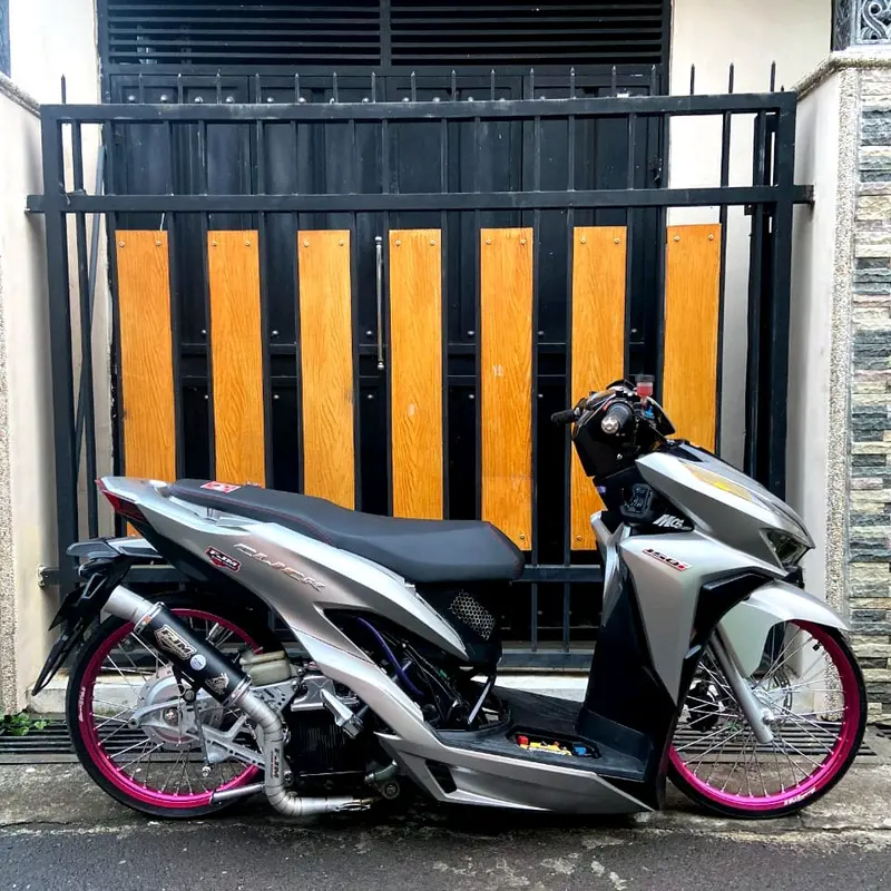 Knalpot samlong FJM Racing type sunblash all matic 3
