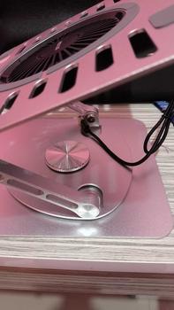 Product Review of Rexus Decha Frost FP04: Stand Laptop RGB Alumunium Portabel, Kipas Kuat, Rotasi 360°, Desain Stylish dan Ergonomis from 🔷** 1