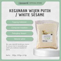 Gambar ESSENLI White Sesame Seed / Biji Wijen Putih 100Gr/250gr/1kg - 100gr dari essenli Kota Semarang 2 Tokopedia