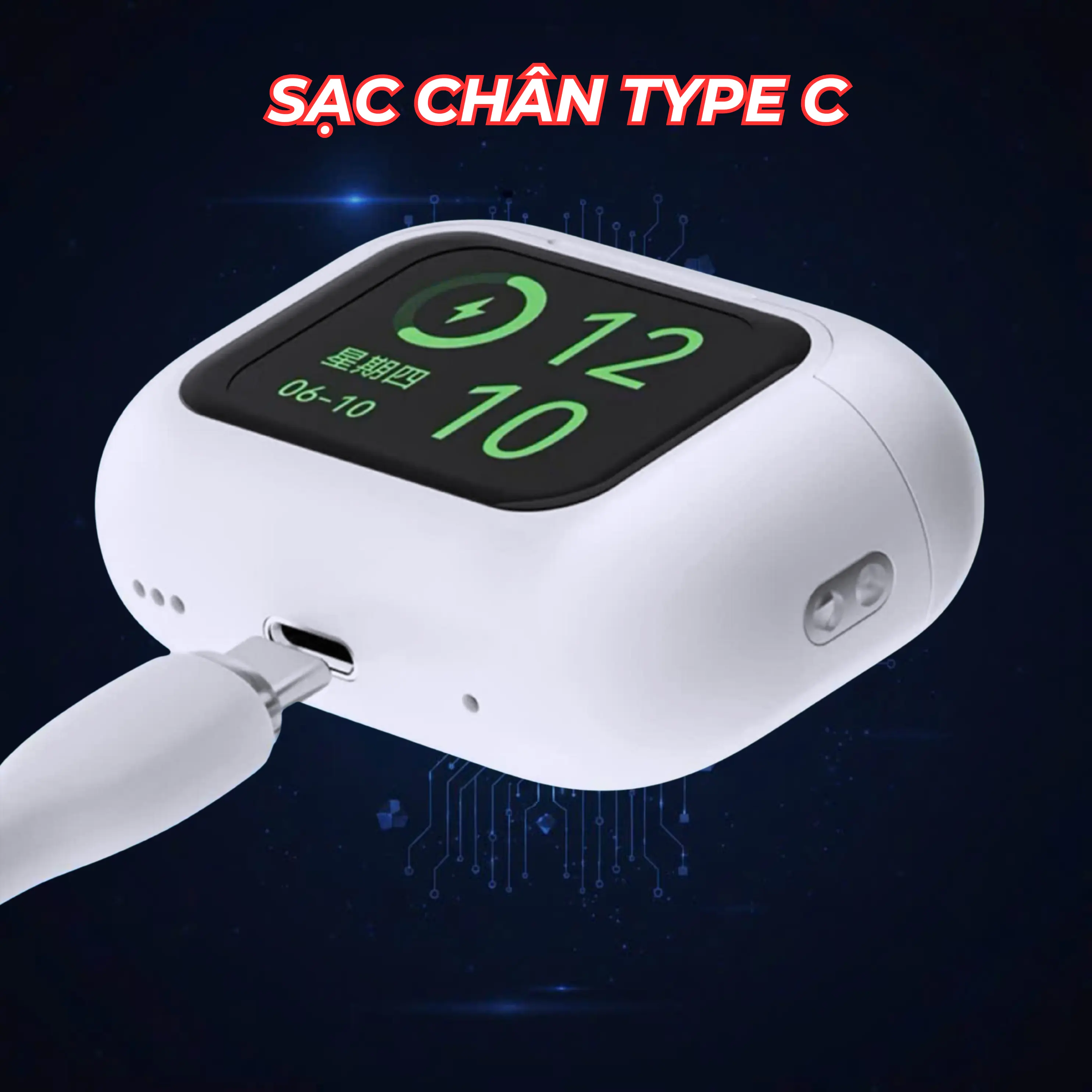 Tai Nghe A11 Ultimate Xịn ( Nâng cấp pin ) Kết Nối App, Full viền màn hình, Chống ồn ENC, Kháng nước IPX6, EQ Cân bằng âm thanh, Phù hợp mọi dòng máy | BigBuy360 - bigbuy360.vn