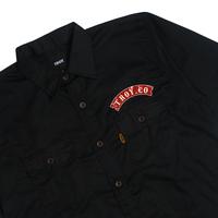 Gambar Troy Company Work Shirt Workwear Black Bikers WSP 2978 - M dari Troy Company Kab. Sleman 3 Tokopedia
