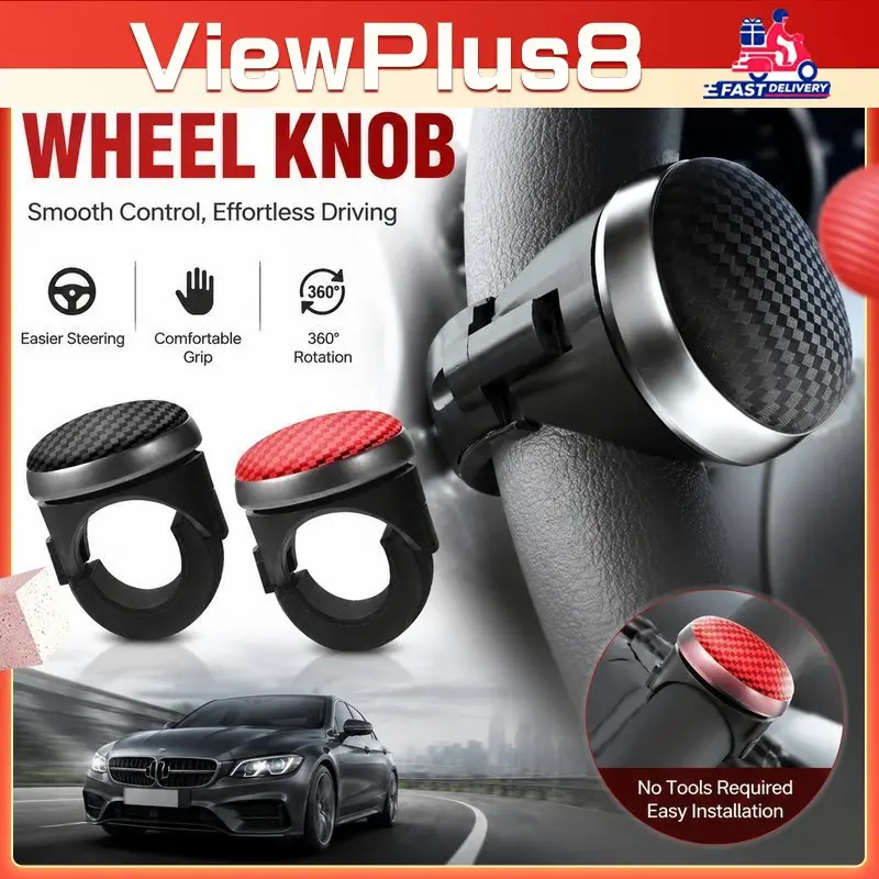 Car Steering Spinner Knob Power Handle 360 Derajat Ballical Non Slip Grip Universal Aksesoris Setir Mobil Pemutar Steering Wheel Untuk Parkir Manuver Dan Berkendara