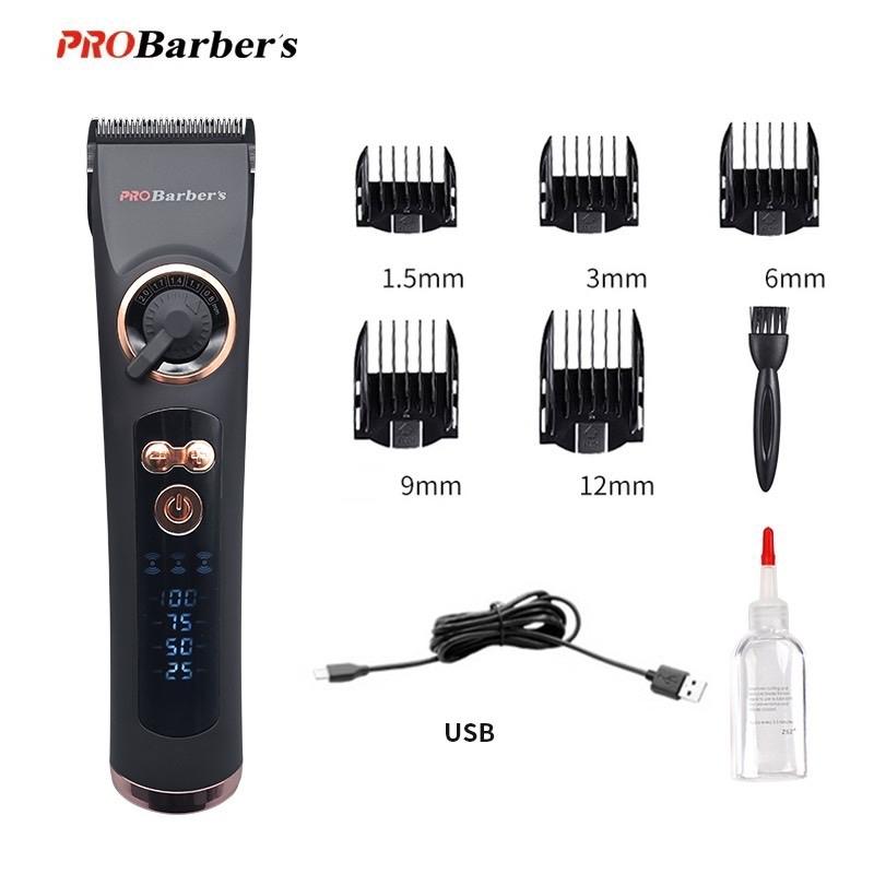 Tông đơ cắt tóc tông đơ pin pro barber - 8177(hàng mới nâng cấp) Cạo Râu kemei 2299
