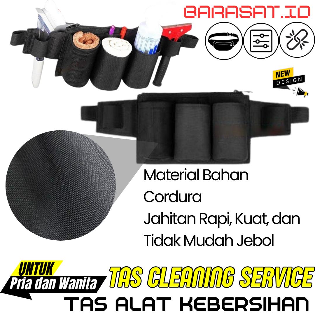 Caddy Bag Cleaning Service Tas PInggang Sabuk Tempat Kantong Alat Kebersihan