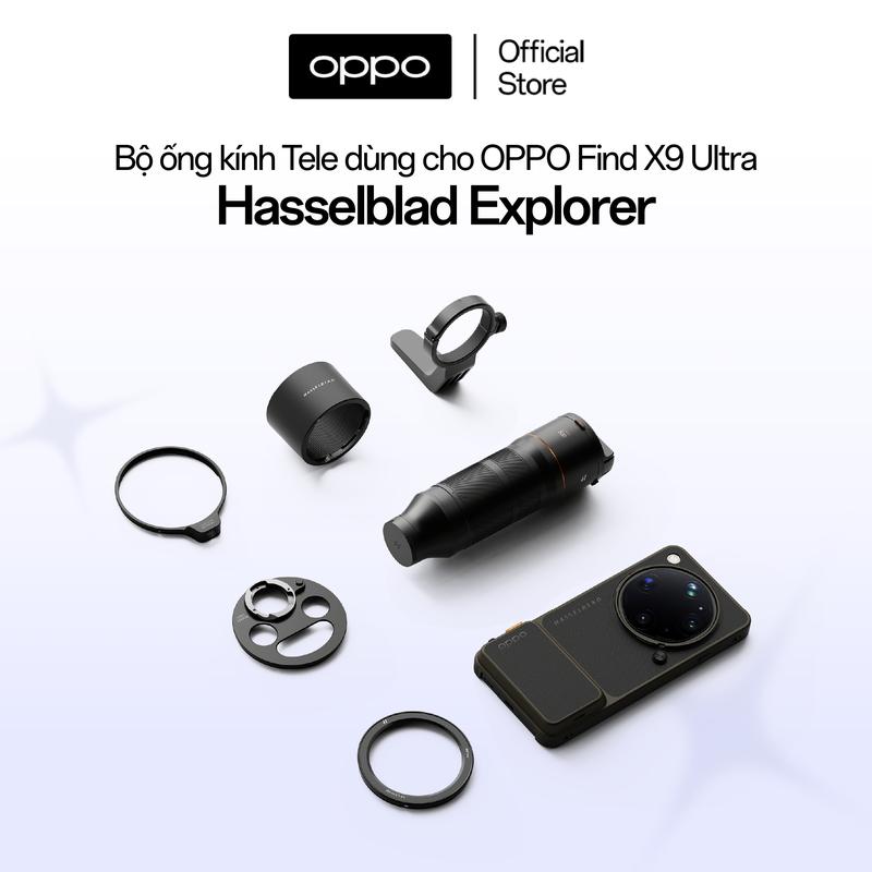 Bộ Ống Kính Tele OPPO Hasselblad Explorer Dùng Cho OPPO Find X9 Ultra