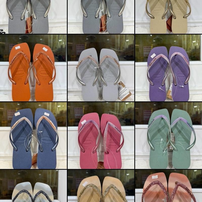 DÉP NỮ HAVAIANAS GLITTER SQUARE KIM TUYẾN ĐẾ VUÔNG NỮ NHÀ THIÊN TRANG . DU LỊCH . 4 MÙA . ĐI CHƠI . ĐI TIỆC . 4 MÙA . DẠO PHỐ