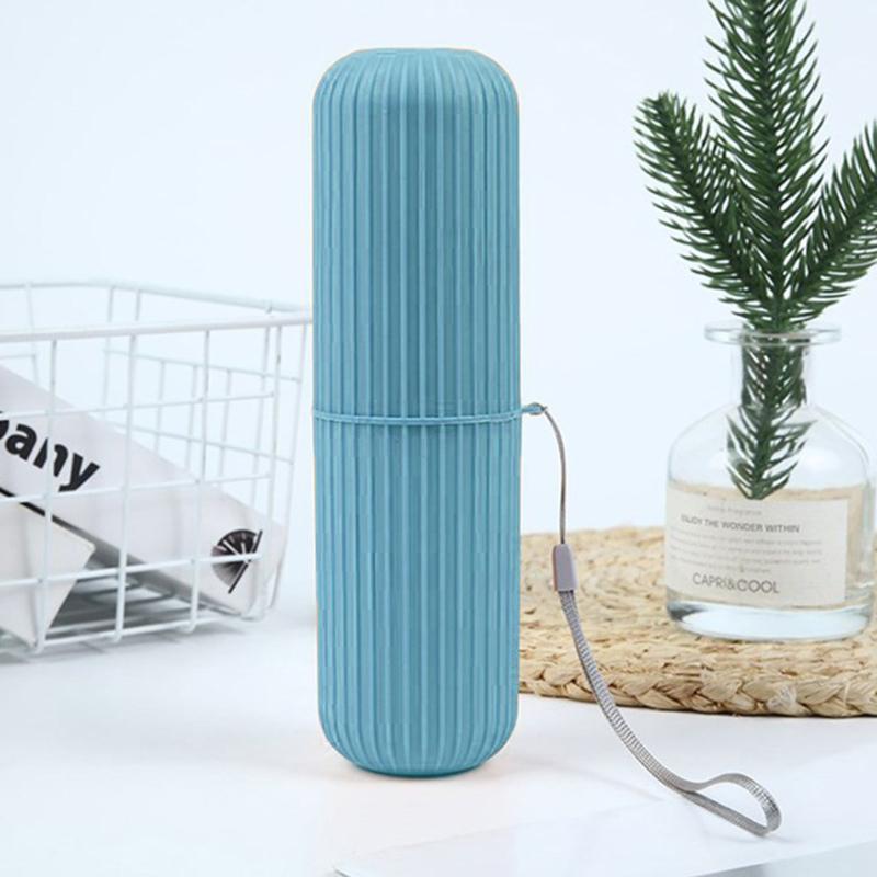 Product Introduction of Toothbrush Cup With Cap Creative Toothpaste Holder Portable Storage Case Box Organizer Toiletries Storage Cup Travel Gadgets 13
