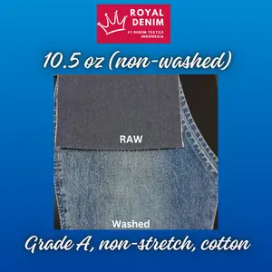 Kain Denim 10.5 oz Non-Stretch Cotton/Katun