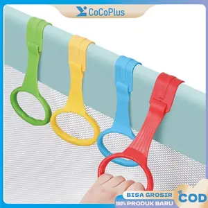 Bed Rings Mainan Bayi Help Baby Stand Pull Ring untuk Belajar Berdiri Bayi di Playpen Liontin Cincin Tarik