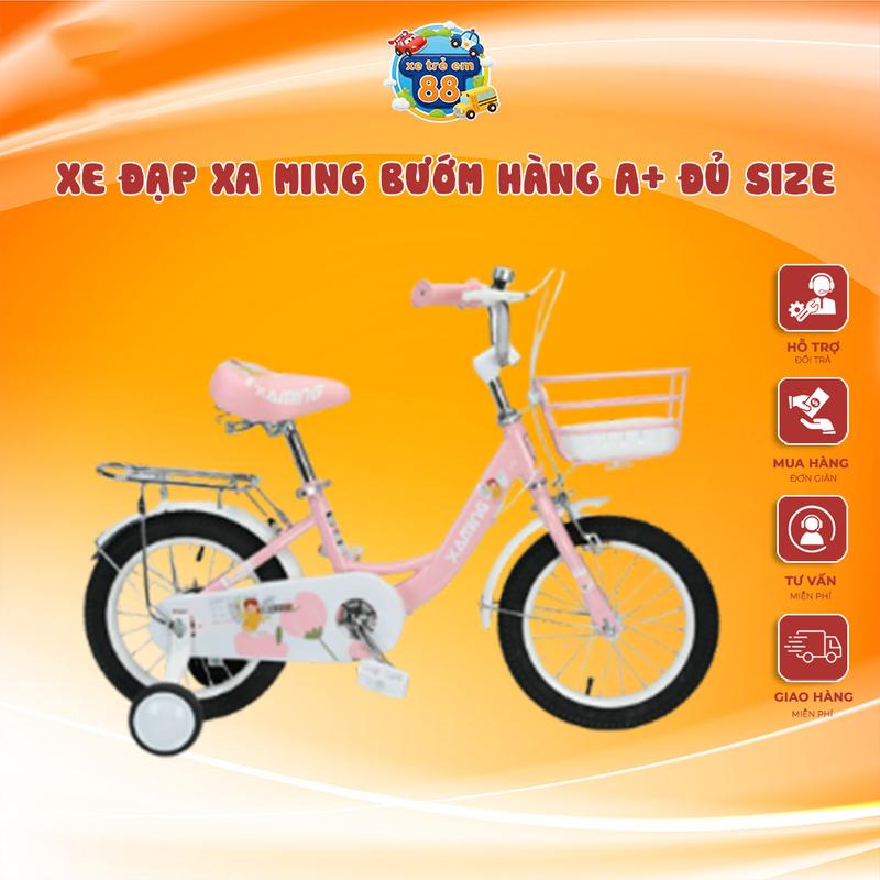 Xe Đạp Xa Ming Bướm B+ Đủ Size Cho Bé Từ 12-20inch Đồ Chơi Toys càng carbon xác xe xe đạp điện 1m30 xe đạp bê ga xe dap axe locking fixed gear xe đạp xe đạp gray f15 xe đạp 1k gray f15 xe đạp 360 độ asama độ fixed gear mtb tay cong
