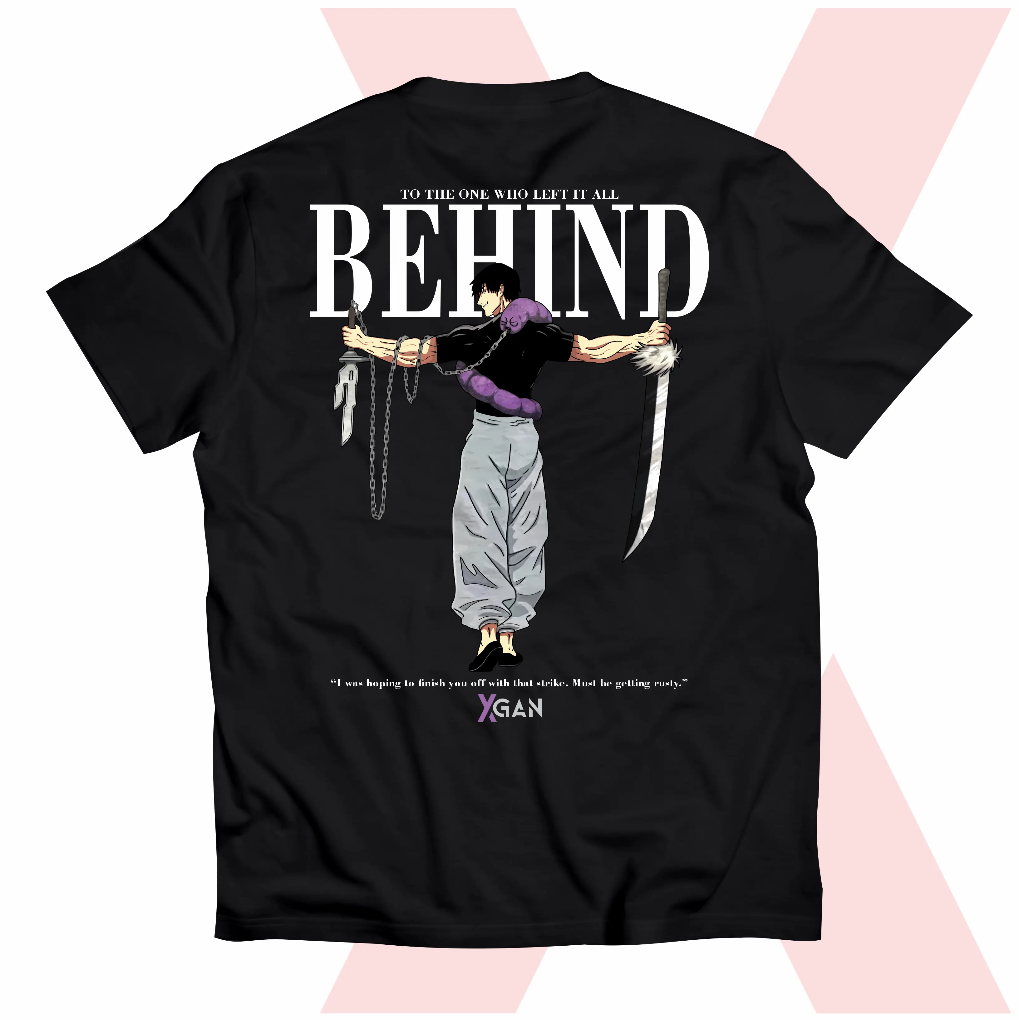 XGAN Baju Toji Fushiguro 01X Kaos Anime katun 24s Jepang T-Shirt Anime Manga Premium Lembut Soft Combed  Tebal Distro Hitam  Sablon  Pria
