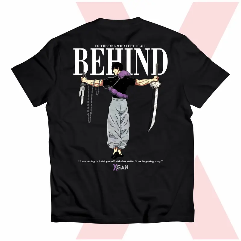 XGAN Baju Toji Fushiguro 01X Kaos Anime katun 24s Jepang T-Shirt Anime Manga Premium Lembut Soft Combed  Tebal Distro Hitam  Sablon  Pria 0