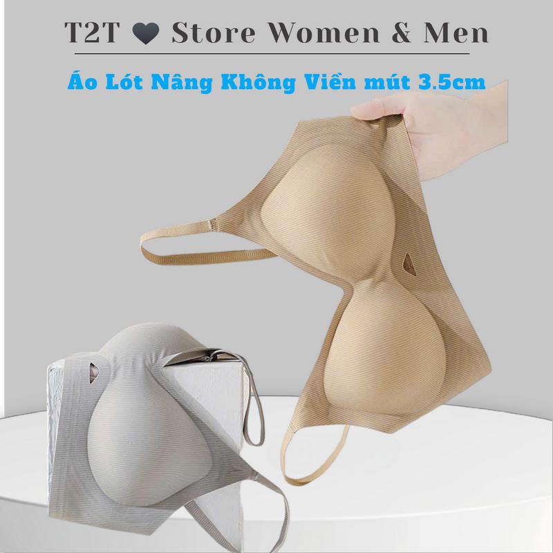 Loại 1 Áo Ngực Nữ Đúc Su Nâng Vòng 1 Không Gọng Chất Su Tăm Mềm Mại,Mút 3-4cm Giọt Nước Gom Quả Chống Xệ Bản Vip Hạn Chế Ngấn Lưng Có Mút Đệm Tròn Thoáng Mát Mã 9737