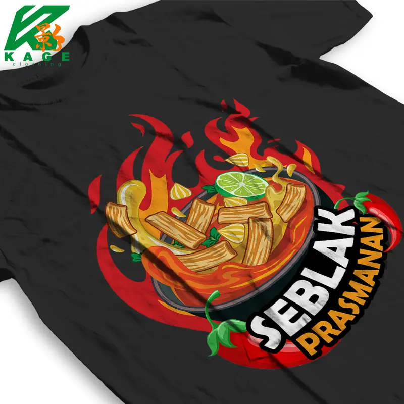 Kaos SEBLAK PRASMANAN Tshirt baju distro cotton combed 30s UNISEX KAOS WARUNG SEBLAK Pria Oblong Katun Sablon unsiex sesuai gambar 1