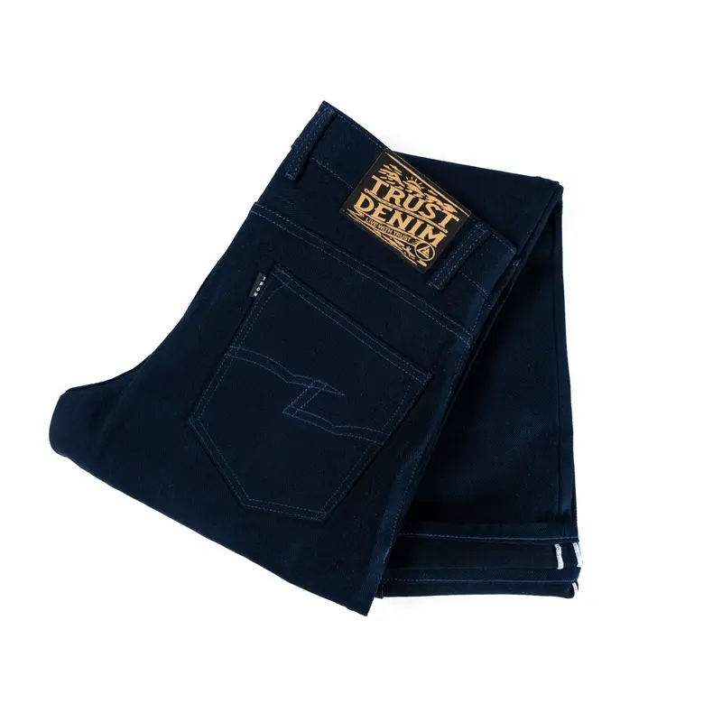 Eagle Ultimate V1-Celana Denim IndigoxBlack Selvedge Accent 14oz Raw Denim Selvedge Accent 0