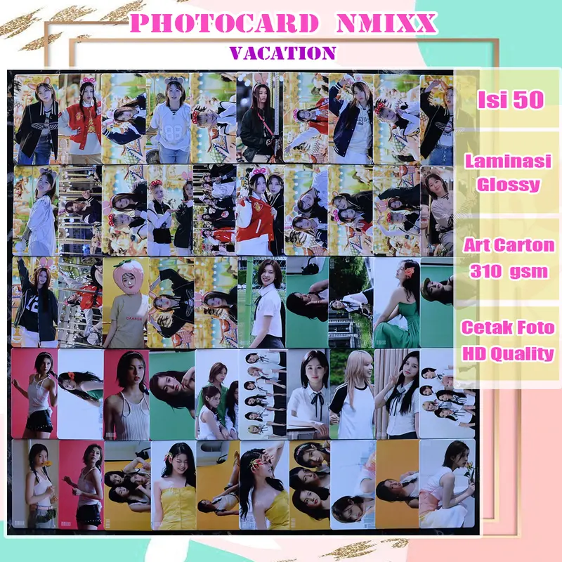 Photocard Nmixx isi 50 Merchandise Kpop Unofficial 1