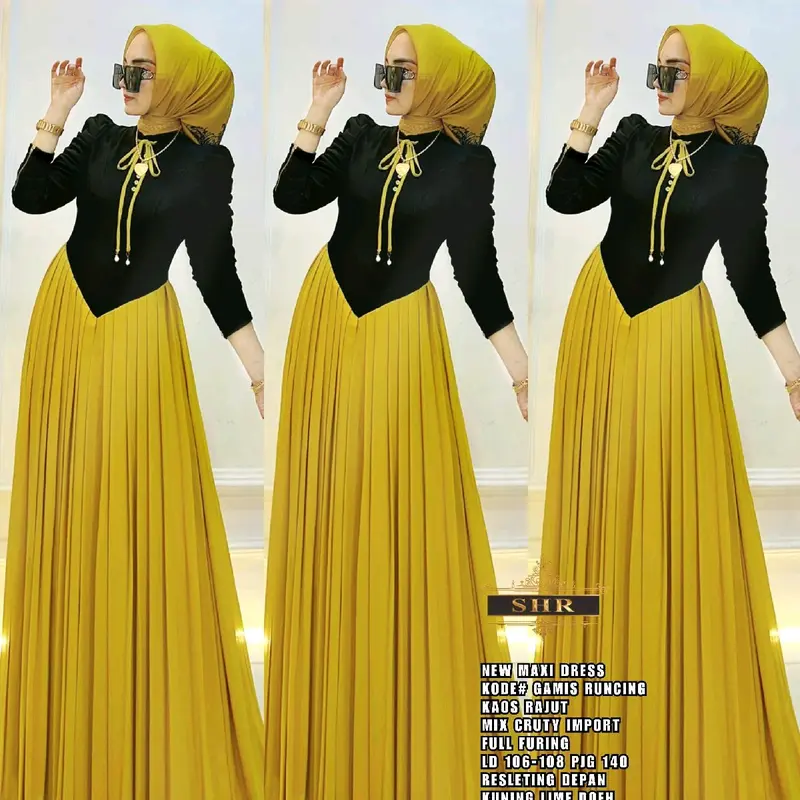 Gamis Runcing SHR by aydill collection 0