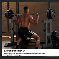 Gambar Adjustable Squat Rack Stand – Rak Jongkok / Barbel Rack untuk Latihan Gym, Kuat & Stabil, Bisa Diatur Tinggi - Beban 500kg dari KEEP GOING MAX Kab. Tangerang 3 Tokopedia