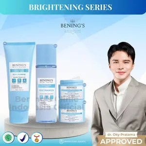 Paket BRIGHTENING Bening Skincare Dr Oky Pratama Bening's Clinic - Paket Skincare Pencerah & Glowing