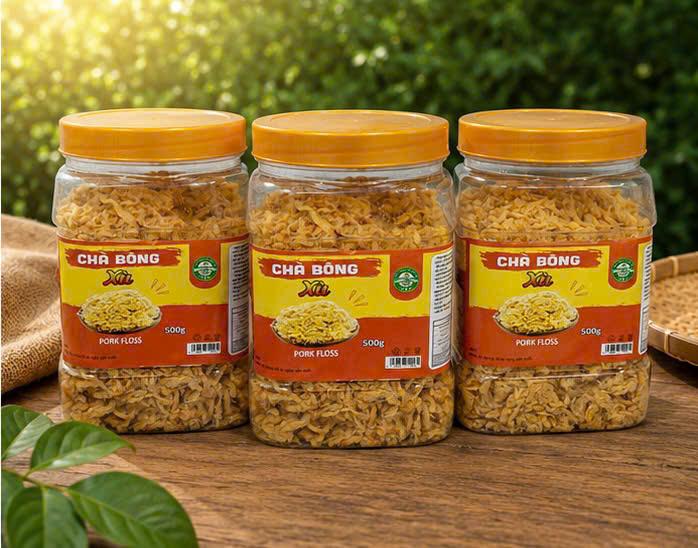 CHÀ BÔNG GÀ - Thơm Ngon Sợi Mềm Không Bở Chất Lượng Cao